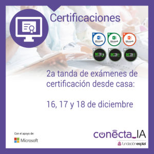 Más de 100 exámenes aprobados en la segunda tanda de Certificaciones gratuitas