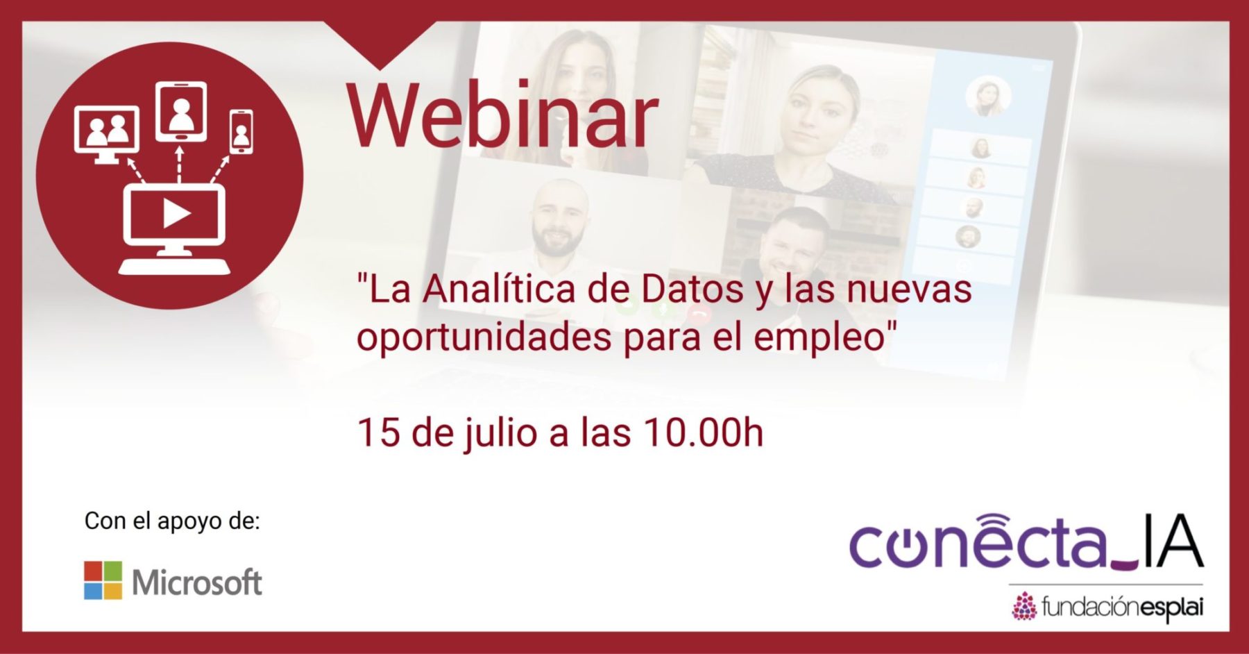 Webinar: «La Analítica de Datos y las nuevas oportunidades para el empleo»